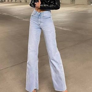 H&M Vintage High Waist Wide Leg Flare Jeans